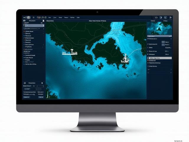 Screenshot der SeeSicht Dynamic Mapping Software Benutzeroberfläche